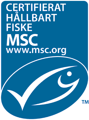 Alternativa Höga kusten - tittar efter symbolen för certifierat hållbart fiske i handeln